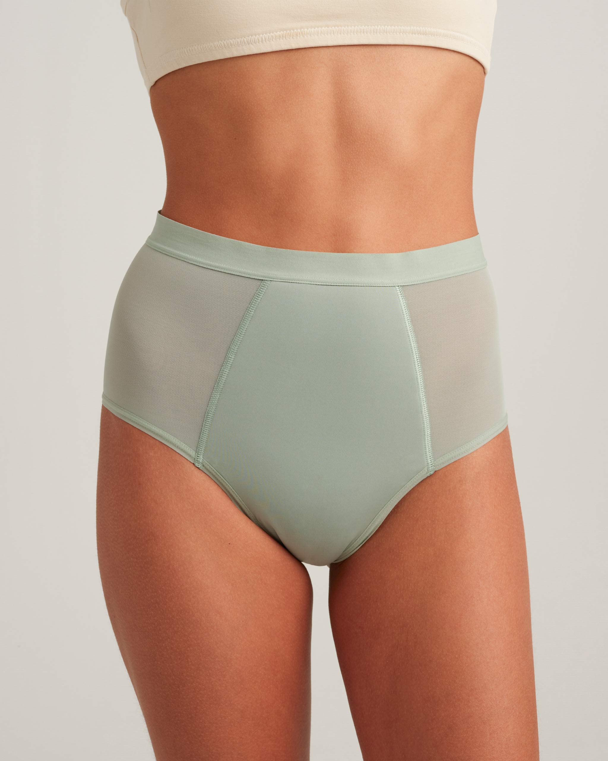 Leakproof Period French Cut High Waist Full Gusset